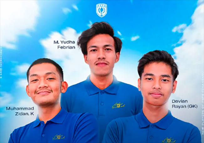 Tiga pemain baru perkuat PSPS Pekanbaru, M Yudha Febrian, Muhammad Zidan Khairullah, Davian Rayan/Foto: Instagram pspsriau